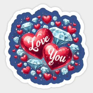 Love You Sticker